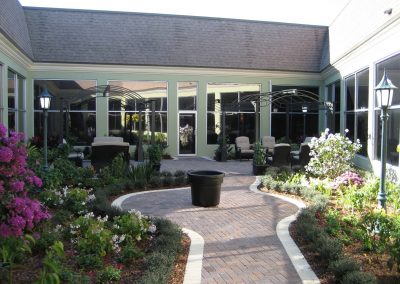Patio landscaping